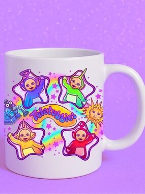 teletubbies nostalgic ceramic mug